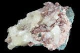 Stilbite and Apophyllite Crystal Cluster - India #97828-1